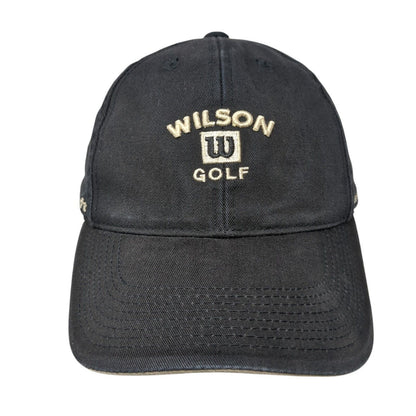 Wilson Golf Advisory Staff Slideback Hat Black One Size Embroidered