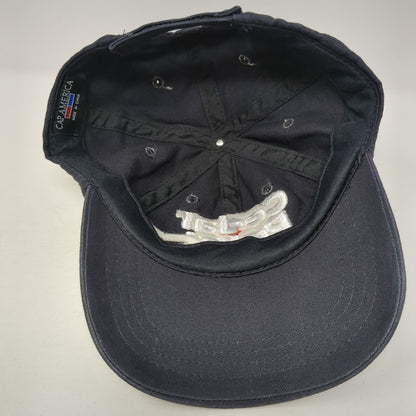 Cedar Point Strapback Baseball Cap Blue OS Adjustable Embroidered Cap America