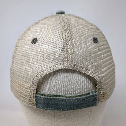 CSI Baseball Cap Green One Size Yellowstone Bear 1872 Mesh Back Strapback Hat
