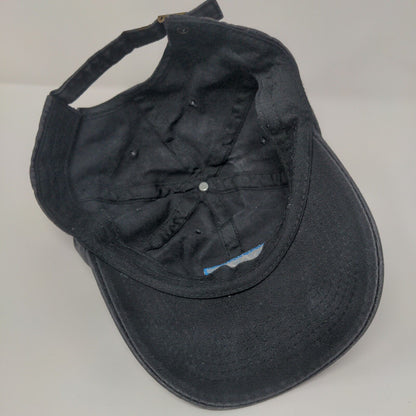 Daze Slideback Hat Black One Size Adjustable Embroidered Vent Holes
