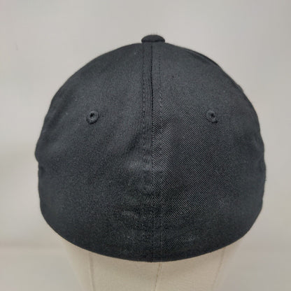 CAE Fitted Hat Black Small-Medium Embroidered 6 Panel Flexfit Yupoong