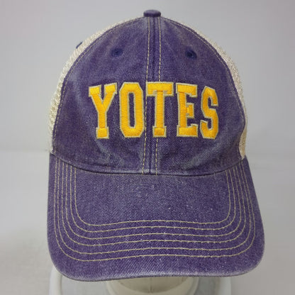 College of Idaho Coyotes Legacy Purple Trucker Hat One Size Mesh Snapback Yotes