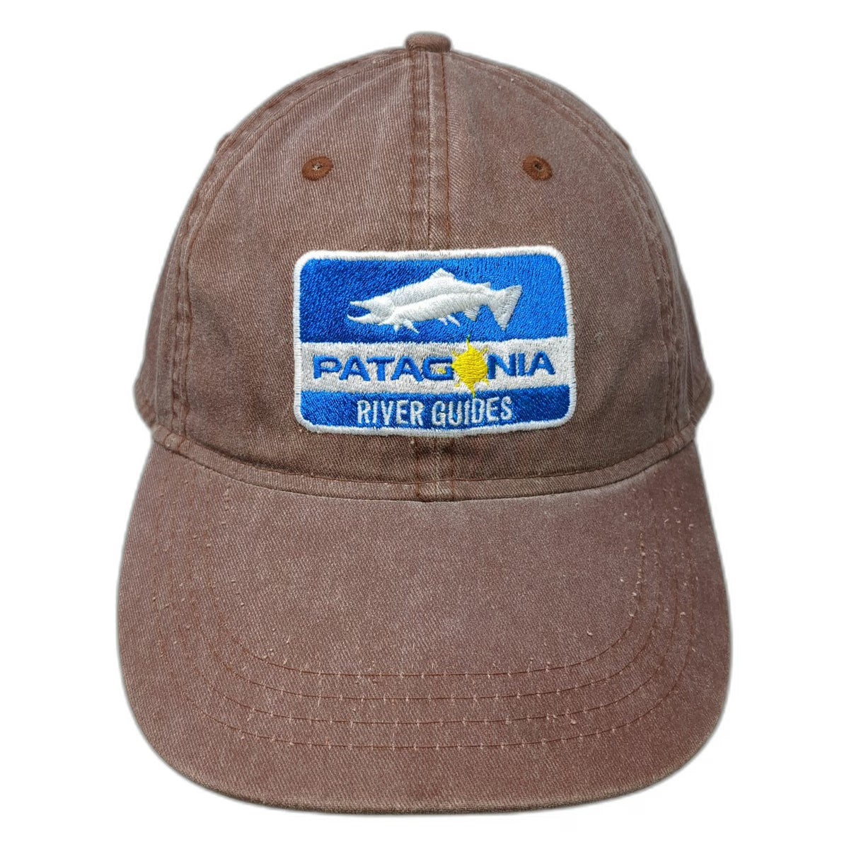Ouray Patagonia River Guides Baseball Cap Brown One Size Fishing Strapback Hat
