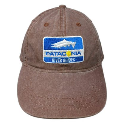 Ouray Patagonia River Guides Baseball Cap Brown One Size Fishing Strapback Hat