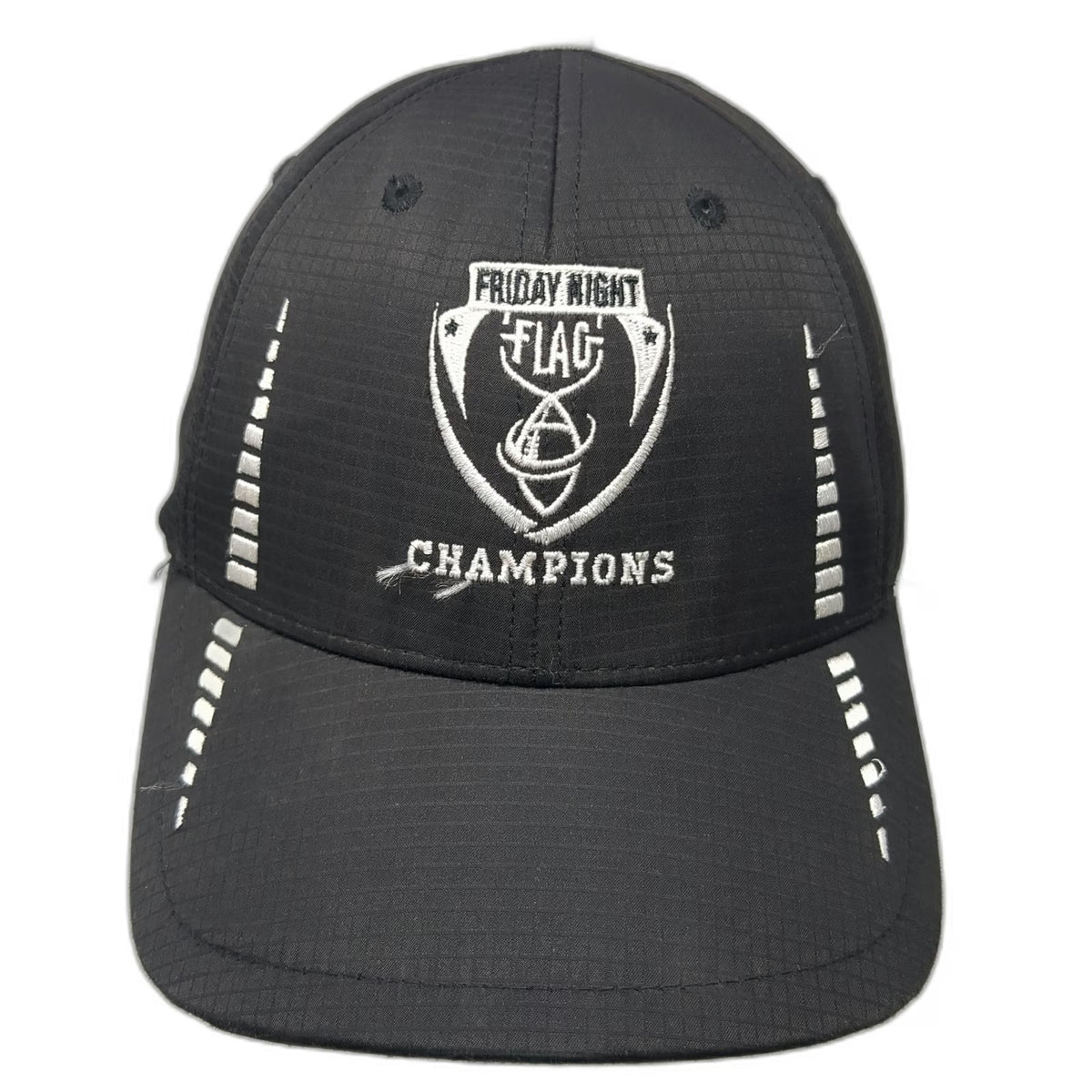 Cap America NFL Friday Night Flag Champions Black One Size Hat Strapback Logo