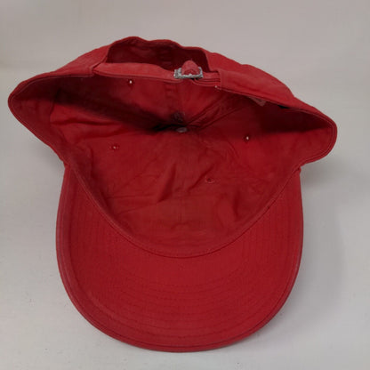 Nike Slideback Hat Red OSFM Adjustable Embroidered 6 Panel Heritage86