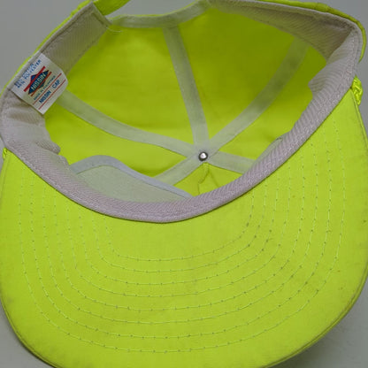 Nissin 5 Panel Green Hat One Size Ore Ida Burley Idaho Rope High Vis Strapback