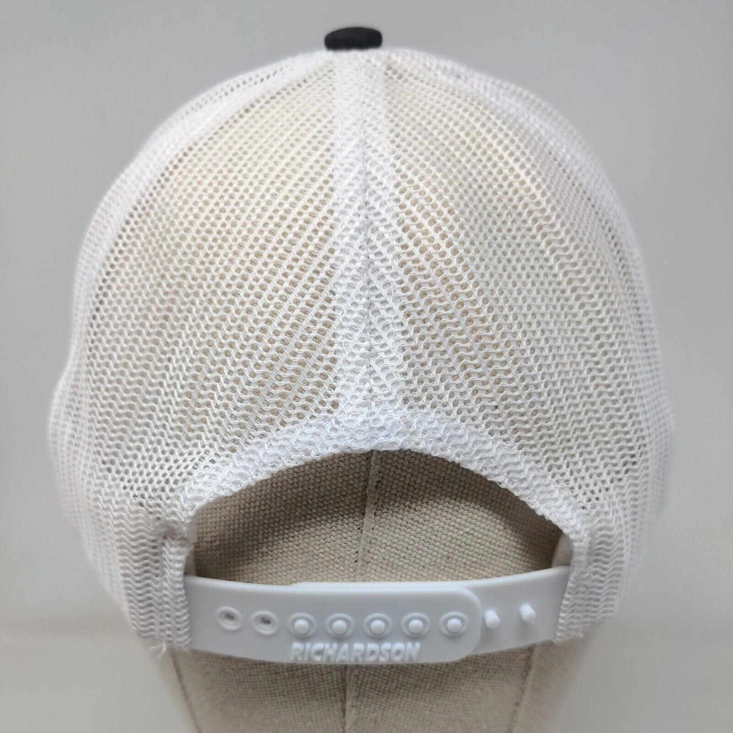 Company Wrench Snapback Mesh Back Trucker Hat Black One Size Colorblock