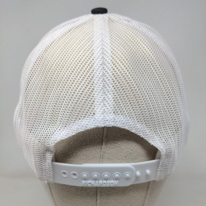 Company Wrench Snapback Mesh Back Trucker Hat Black One Size Colorblock