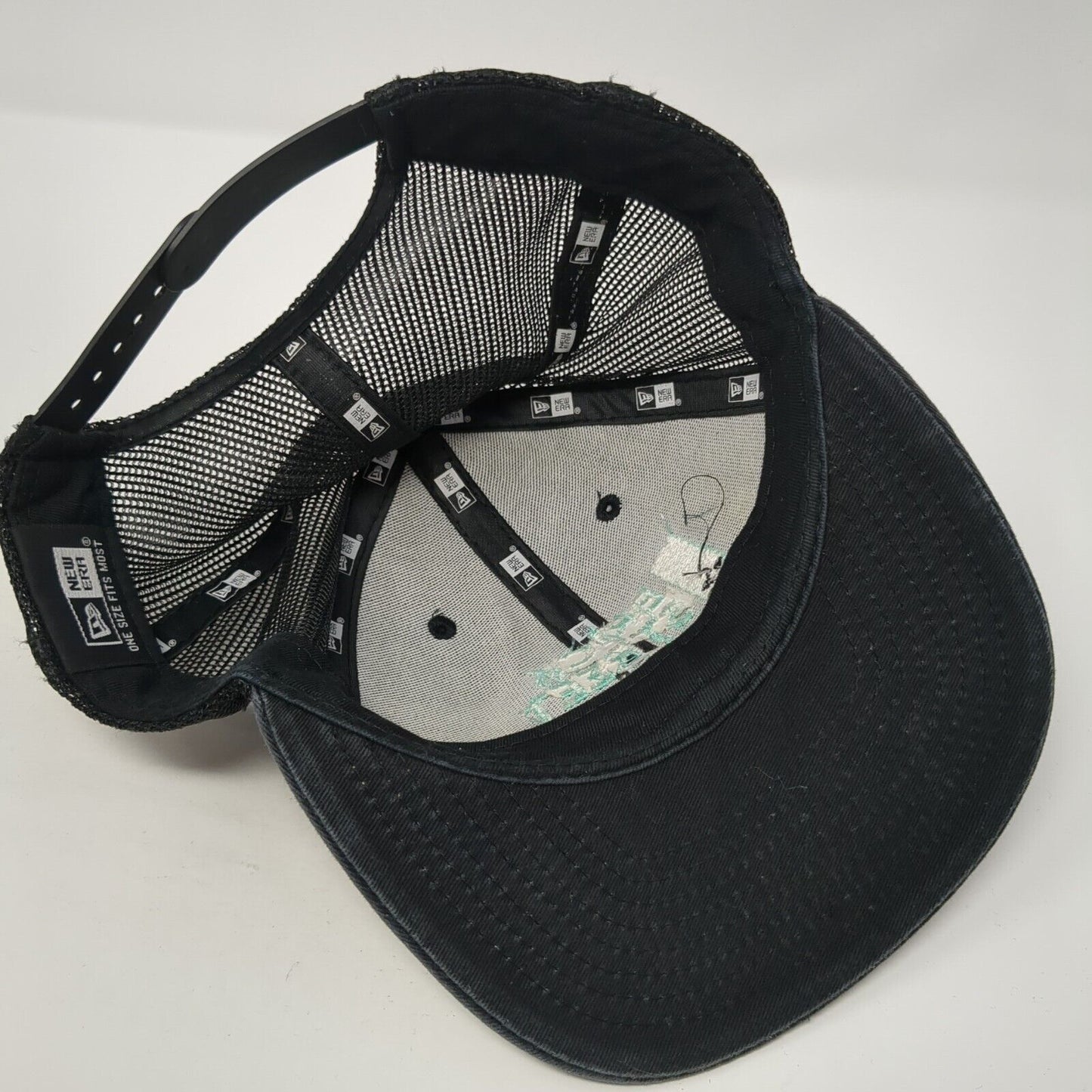 Brick Street Farms Snapback Trucker Hat Black OS Adjustable Mesh Back New Era