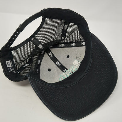 Brick Street Farms Snapback Trucker Hat Black OS Adjustable Mesh Back New Era