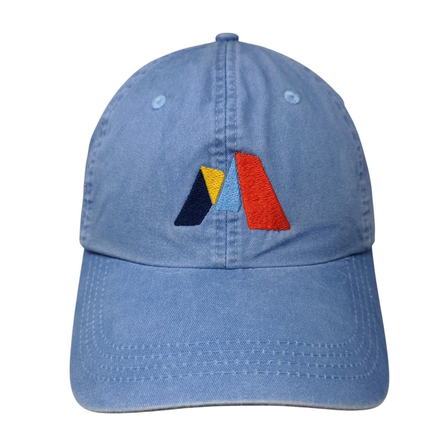 Ahead Casuals Slideback Hat Blue OSFA Mid Fit Adjustable Embroidered 6 Panel