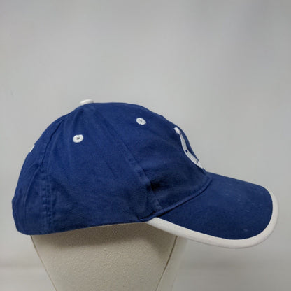 NFL Fan Apparel Mens Strapback Hat Blue OSFA Embroidered Indianapolis Colts Logo