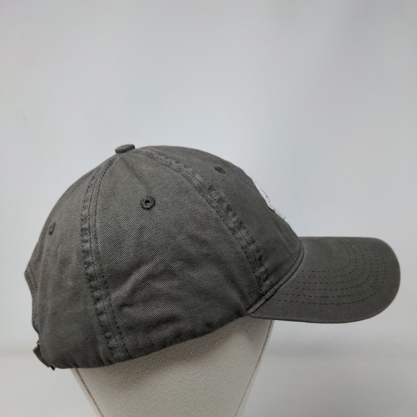 Flo Grown Sun Surf Salt Patch Slideback Hat Gray One Size Adjustable