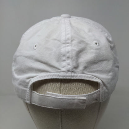 American Needle Men's Strapback Hat White Embroidered Love Clover Logo