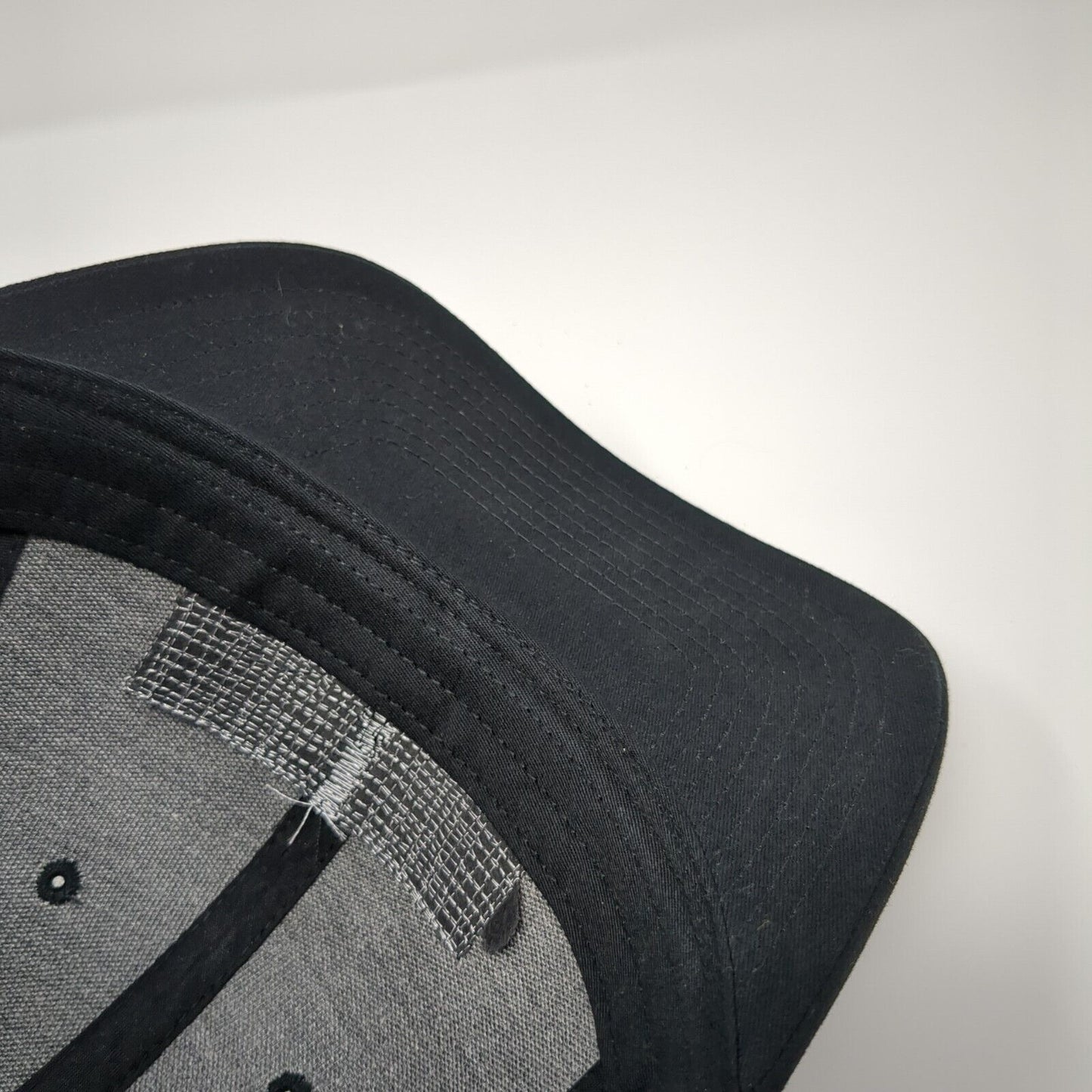 Alturas Ventures Patch Snapback Trucker Hat Black M/L Mesh Back Solid