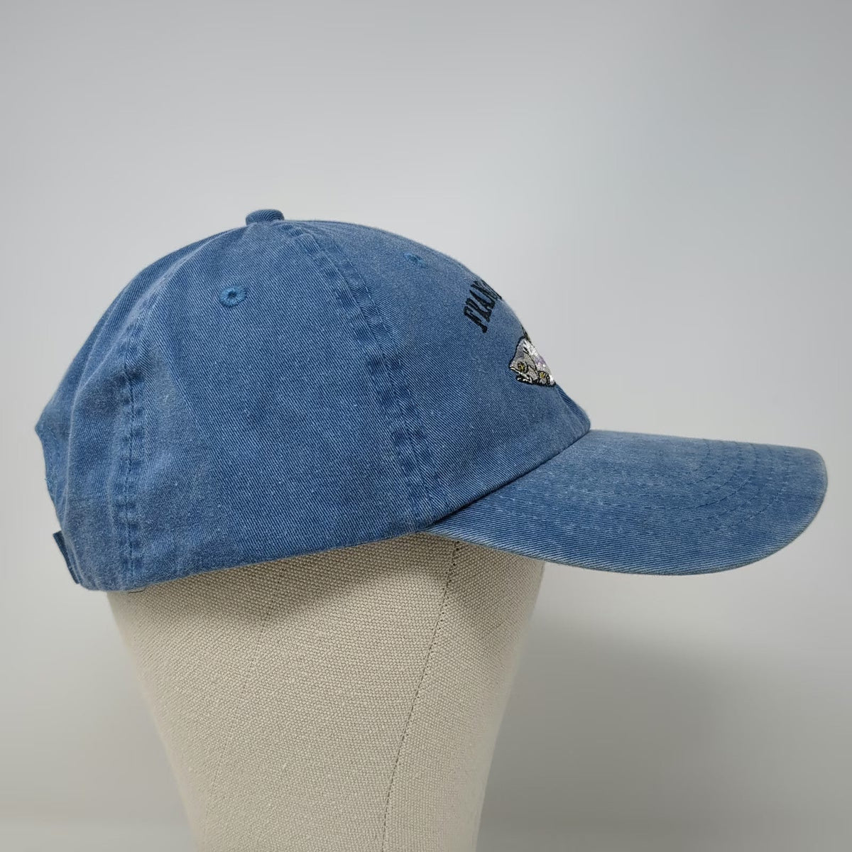 O'Keefe's Reef Baseball Cap Blue One Size Frankfort MI Fish Salmon Strapback Hat