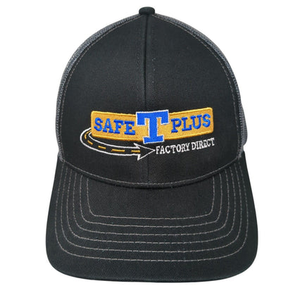 Safe T Plus Factory Direct Snapback Trucker Hat Black One Size Outdoor