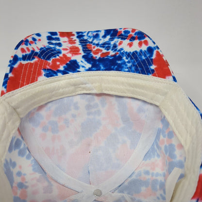 Gertex Strapback Hat Multicolor One Size Adjustable Tie Dye 6 Panel Polyester