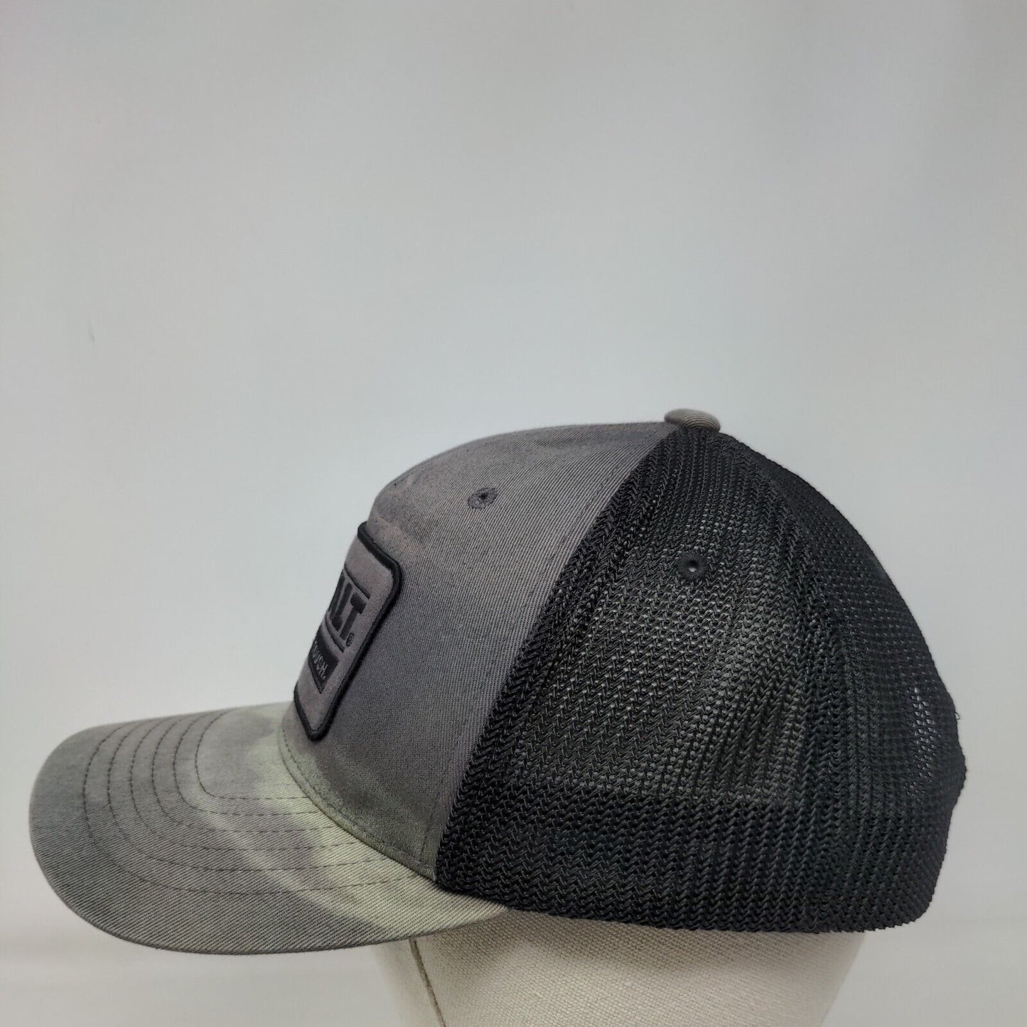 Dewalt Guaranteed Tough Snapback Trucker Hat Gray One Size Flexfit Adjustable