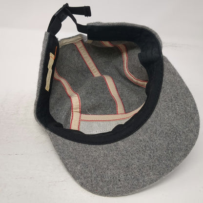 Alternative 5 Panel Hat Gray One Size Wool Boise Pennant Patch Slideback Cap