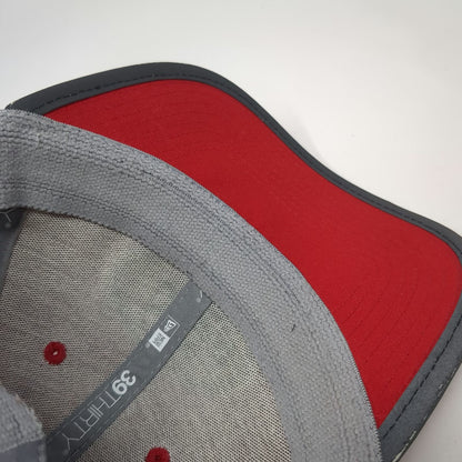 San Francisco 49ers NFL New Era Red Cap M 39THIRTY Perforated Stretch Fitted Hat