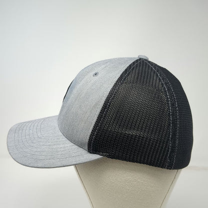 Richardson Baseball Cap Gray M Turbo Performance Products Mesh Flexfit Hat
