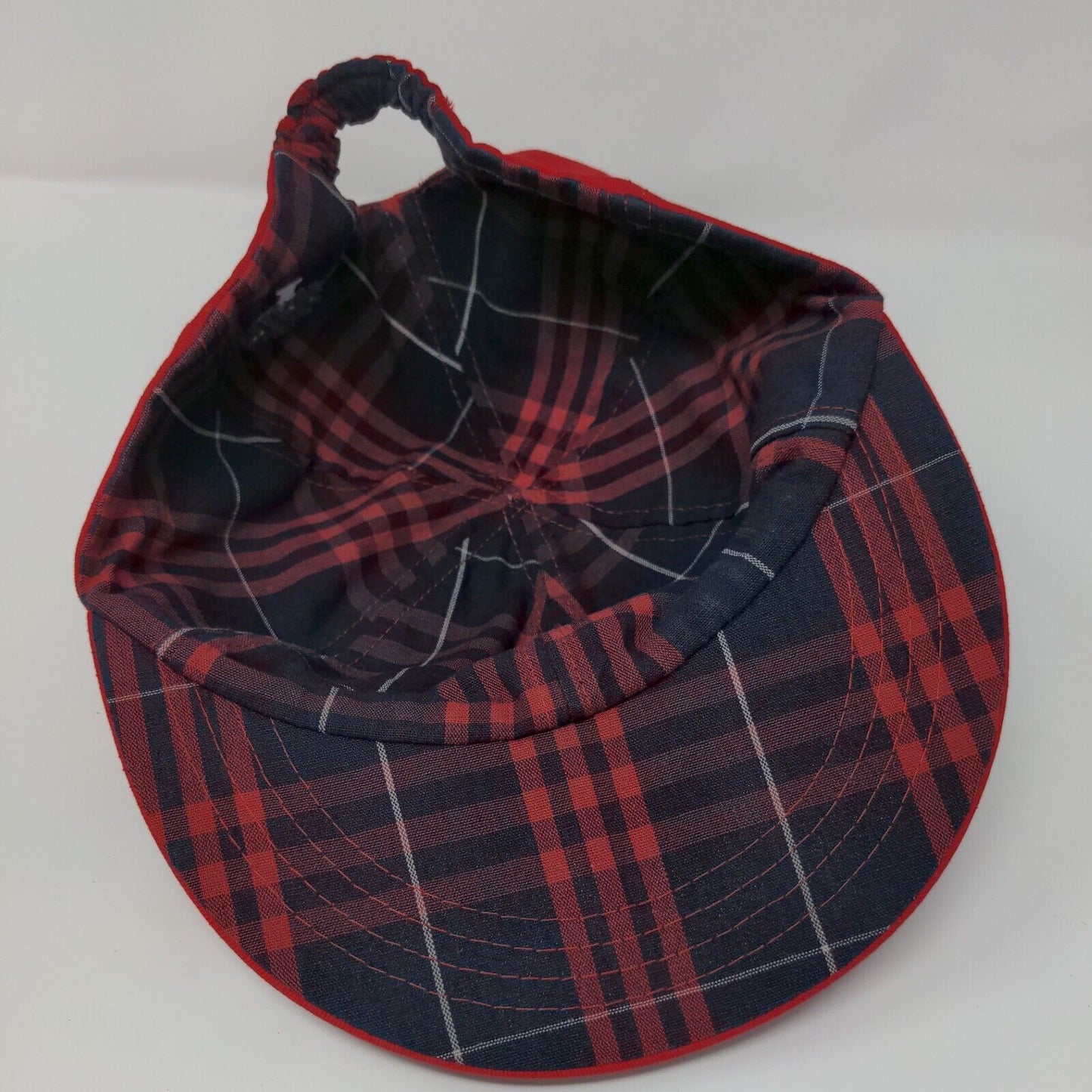 Plantation Golf Club Stretch Fitted Hat Red One Size Solid Embroidered