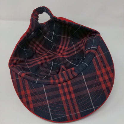 Plantation Golf Club Stretch Fitted Hat Red One Size Solid Embroidered