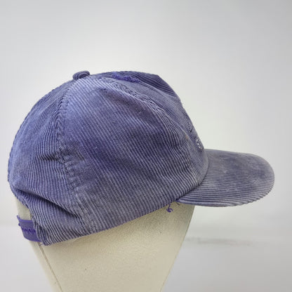 SCI Ski Country Imports Trucker Purple One Size Corduroy Sun Valley Hat Snapback