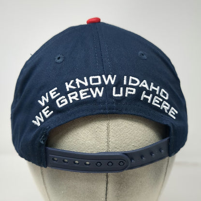 Buck's Bags 5 Panel Blue One Size Farm Bureau Insurance Idaho Rope Snapback Hat
