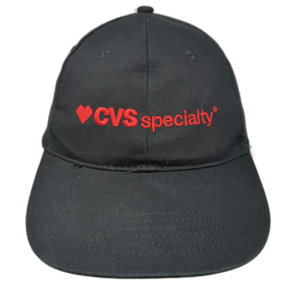 OTTO Baseball Cap Black One Size CVS Specialty Heart Logo Embroidered Hat Cotton