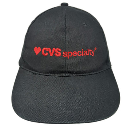 OTTO Baseball Cap Black One Size CVS Specialty Heart Logo Embroidered Hat Cotton