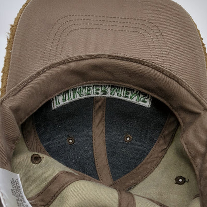 Lumbermens Baseball Cap Brown Realtree Camo One Size Frayed Brim Building Hat