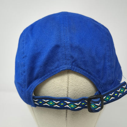 Nike Baseball Cap Blue One Size Strapback Embroidered Swoosh Patterned Strap Hat