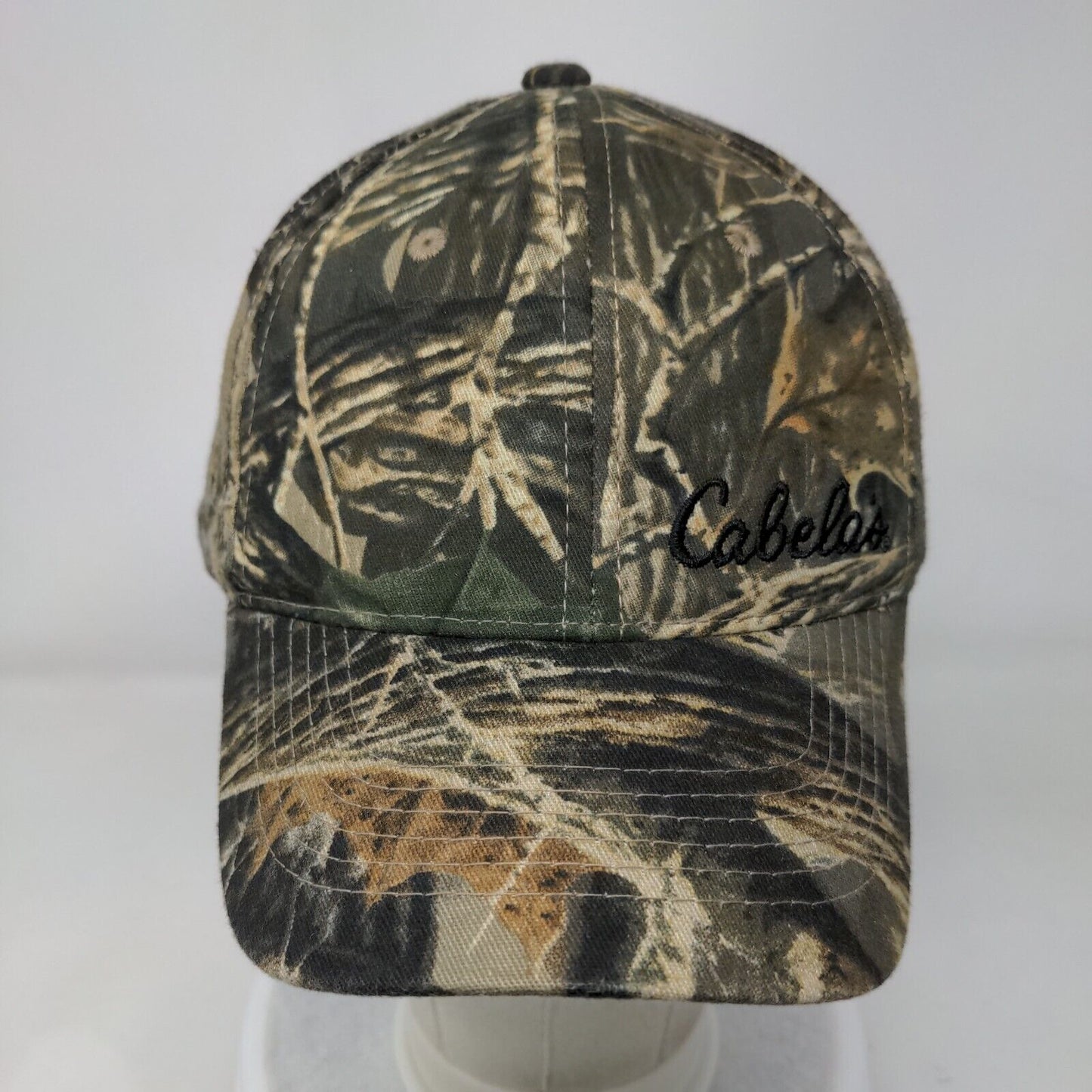 Cabela's Strapback Hat Camo Youth Adjustable Embroidered Outdoor