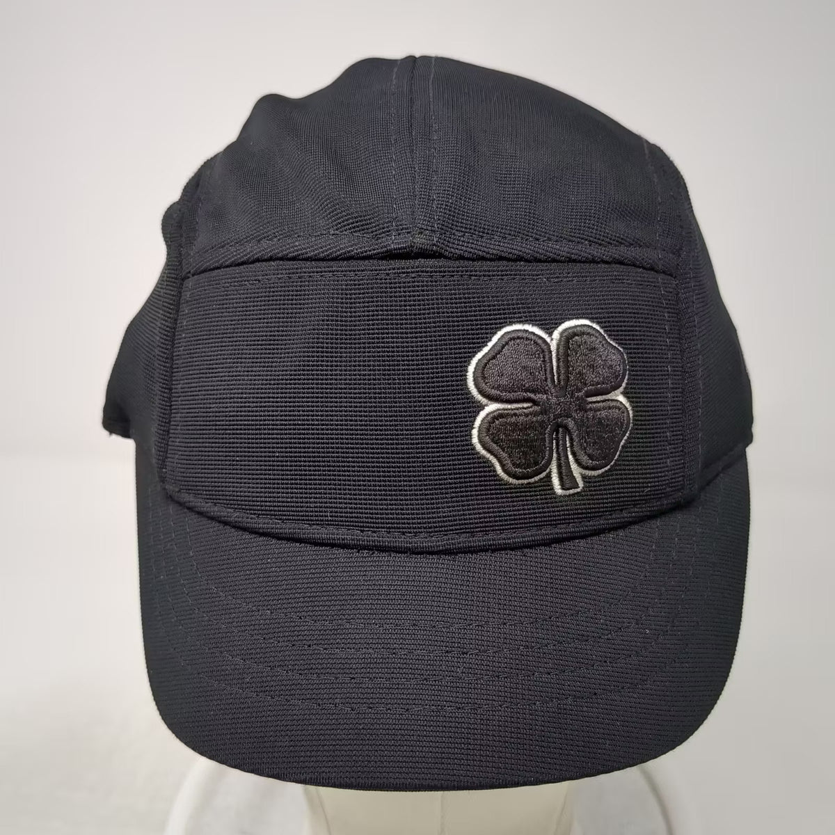 Black Clover 5 Panel Black Hat One Size Live Lucky Staker Parson Co Adjustable