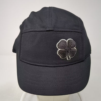 Black Clover 5 Panel Black Hat One Size Live Lucky Staker Parson Co Adjustable