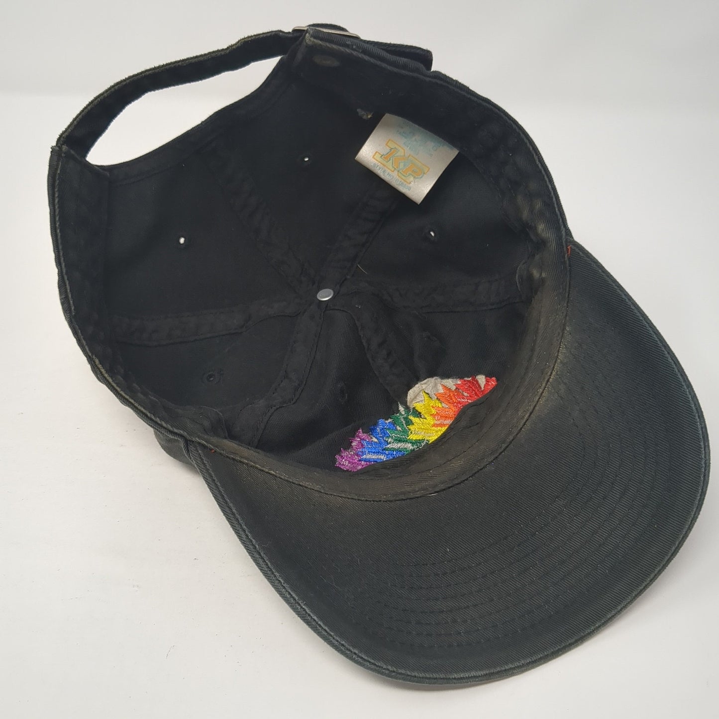 Maple Leafs Slideback Hat Black One Size Adjustable Embroidered 6 Panel