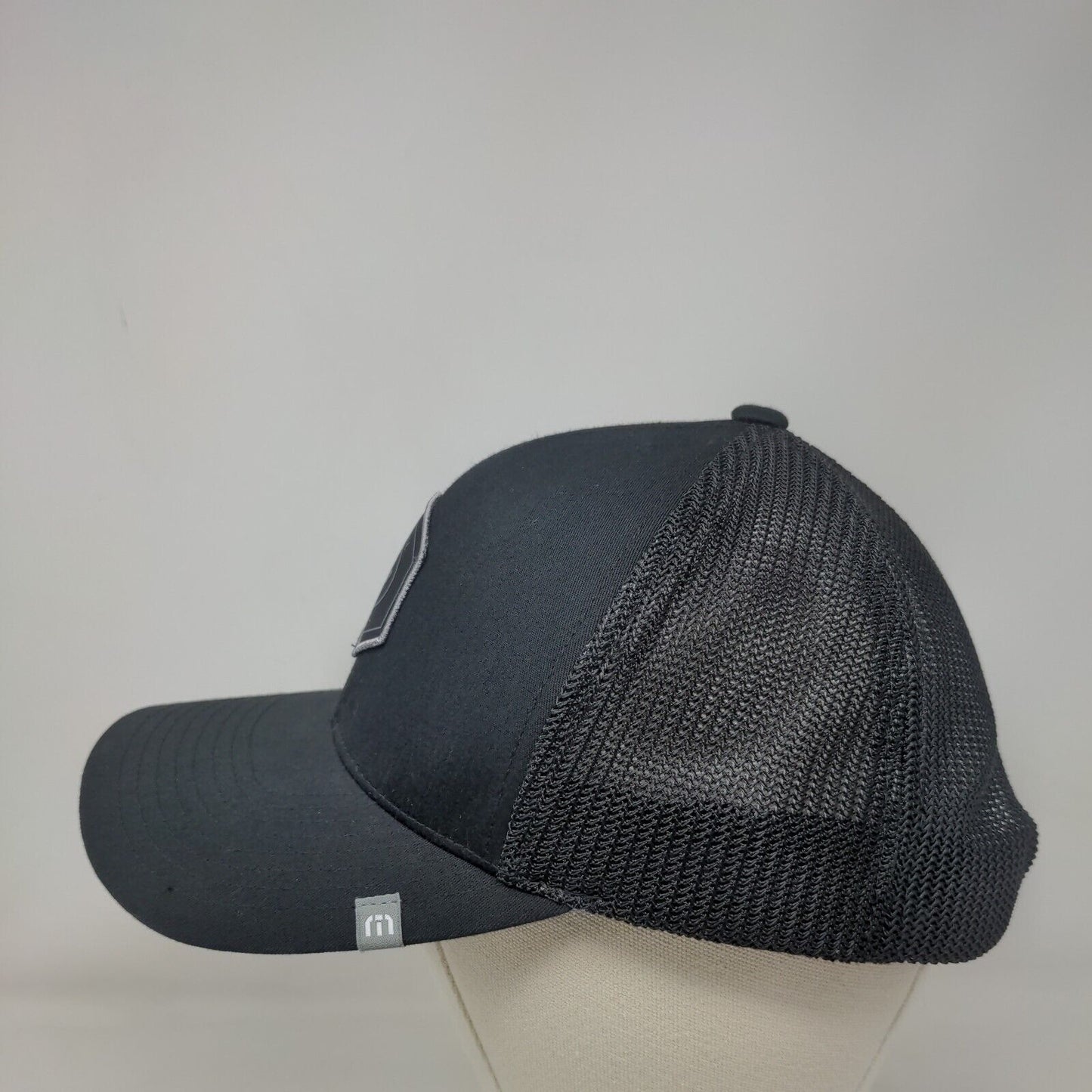 Windfall Classic Snapback Trucker Hat Black One Size 110 Flexfit Tech Yupoong