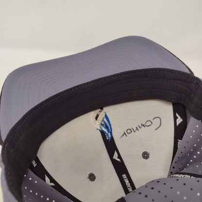 Ignite Fitted Hat Gray S/M Breathable Embroidered 6 Panel 474F Pacific Headwear