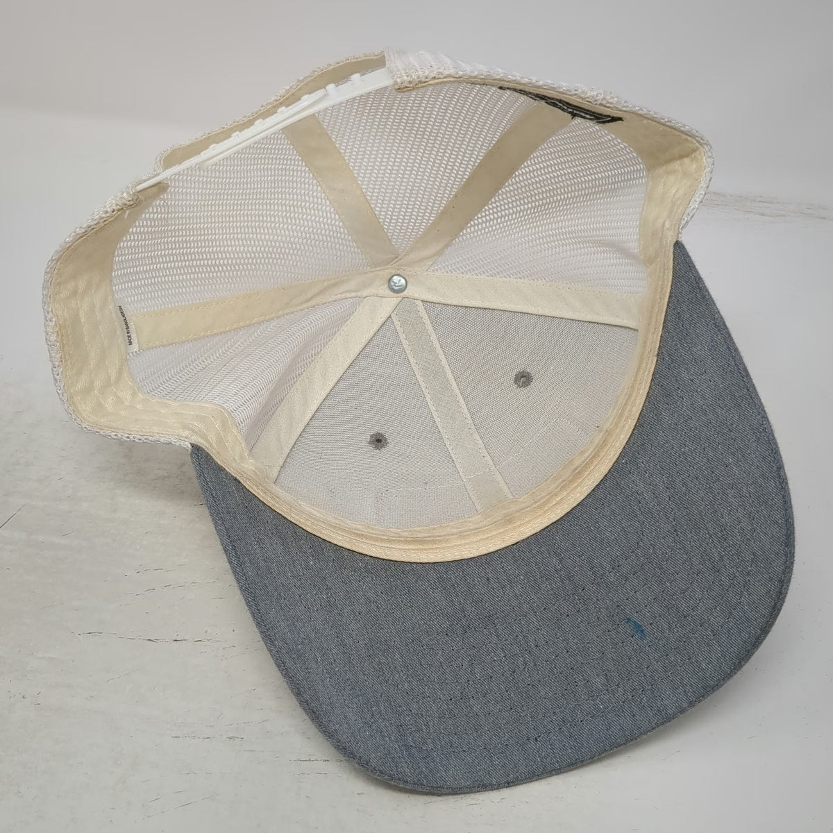 Richardson Trucker Hat Gray One Size Yee Yee Apparel Co Patch Mesh Snapback
