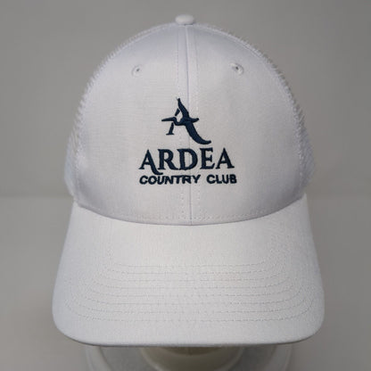 Ardea Country Club Snapback Trucker Hat White OS Classic Fit Mesh Back Ahead