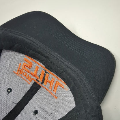 Stihl Snapback Black One Size Team Stihl Embroidered Logo Hat Licensed Apparel