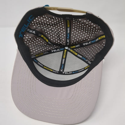 Telic Born in Boise Snapback Hat Gray OS Adjustable Rope Play Hard Recover