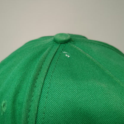 Local Brand 5 Panel Hat Green Orange One Size Florida Map Flat Brim Snapback