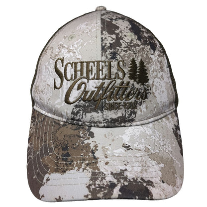 Scheels Outfitters Trucker Hat Brown One Size Camo Mesh Snapback Outdoor Cap