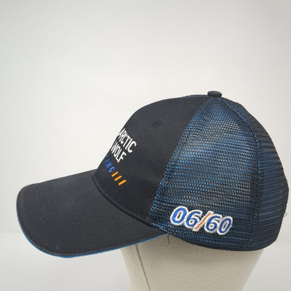 Arctic Wolf Racing 06/60 Snapback Trucker Hat Black One Size Mesh Back