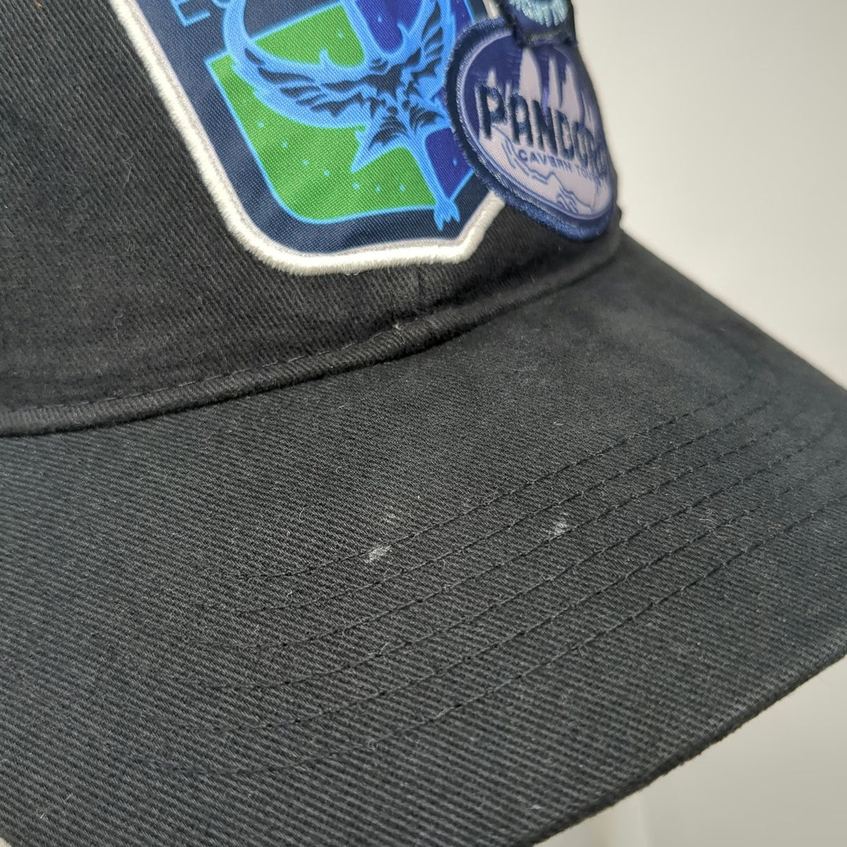 Disney Parks Pandora World of Avatar Black Baseball Cap One Size Slideback Hat