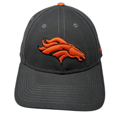 Denver Broncos NFL New Era Gray Orange One Size Cap Strapback Curved Brim
